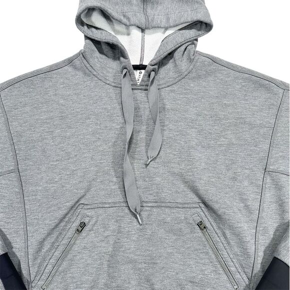 Athleta Recover Hoodie Size Small Black Gray Style 599655 - Picture 9 of 16